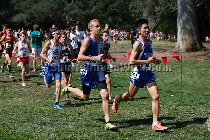 2014StanfordSeededBoys-326.JPG - Seeded boys race at the Stanford Invitational, September 27, Stanford Golf Course, Stanford, California.
